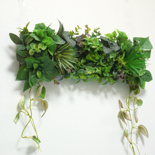 NEW 光触媒加工 空気を綺麗にする 特大ウォールグリーン リモート背景  