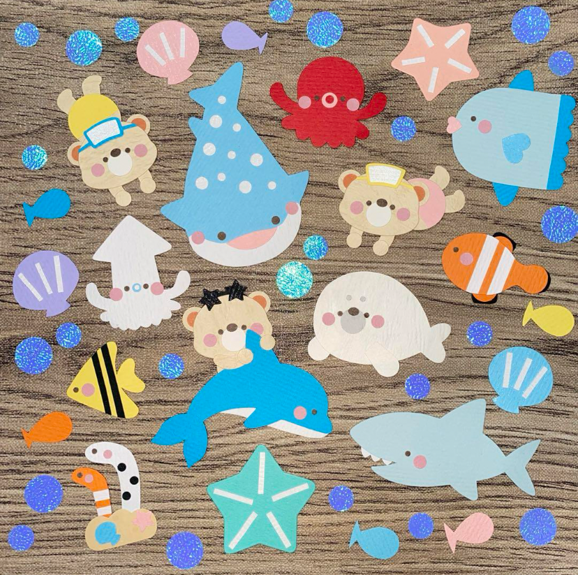 クラフトパンチ 水族館オーダー受付中(*´∇｀)！！ Amazon.co.jp: #140 クラフトパンチ ペーパークラフト くま 海の