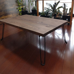 アイアンウッドテーブル 男前家具 アンティークレトロモダン オシャレ