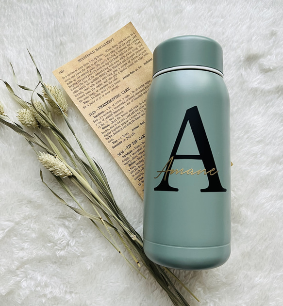 自分でデザインして完成させる！イニシャルお名前ステッカー＊名前シール 転写シール 耐水ステッカー 部活 スポーツ 推し活 5枚目の画像