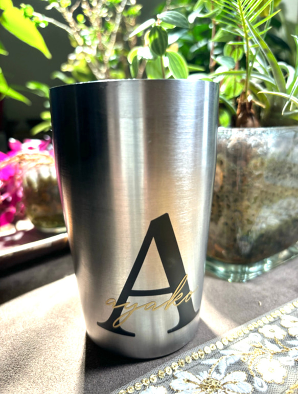 自分でデザインして完成させる！イニシャルお名前ステッカー＊名前シール 転写シール 耐水ステッカー 部活 スポーツ 推し活 10枚目の画像