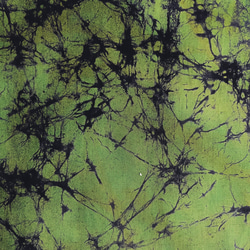 アフリカ タイダイ染め　抹茶色 5枚目の画像