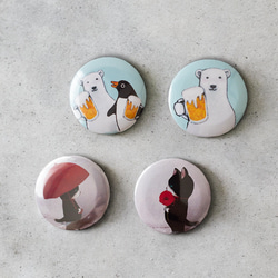 選べる缶バッジ2個セット(44mm/12種類)裏面プラ 4枚目の画像
