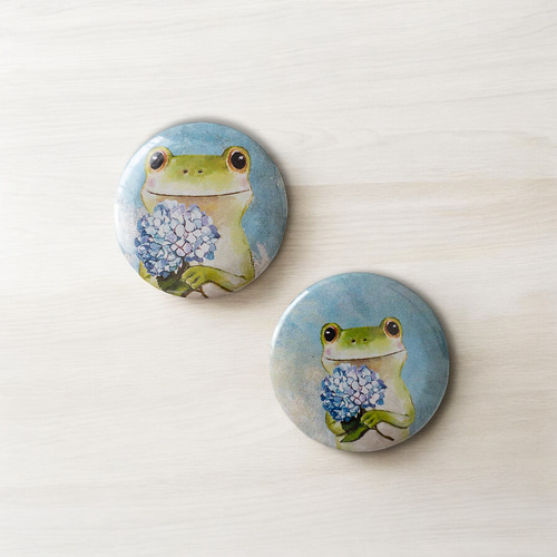 選べる缶バッジ2個セット(44mm/12種類)裏面プラ イラスト hiish