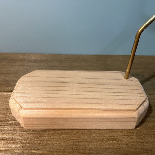 無塗装 ミニランタンスタンド 真鍮5φフック セット スタンドライト