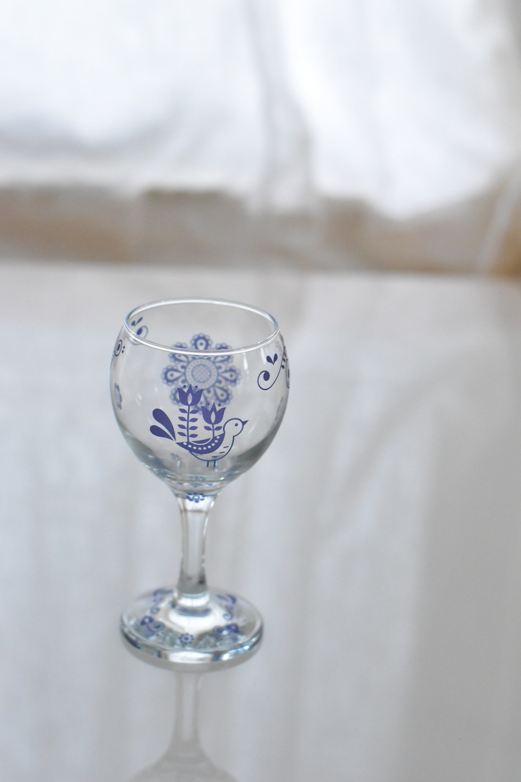 日本画(27)　ワイングラス