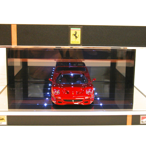 USB電源・1/18展示可・BK基調・ディスプレーBOX / 白色LED20灯 