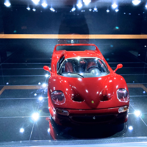 USB電源・1/18展示可・BK基調・ディスプレーBOX / 白色LED20灯