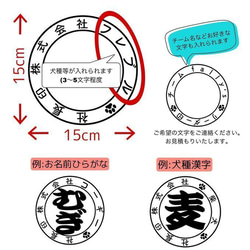 うちの子 Tシャツ 名入れ 速乾 紫外線防止 UVカット クール 夏 お揃い グッズ 犬 ワンコ 猫 ペット 印鑑風 3枚目の画像