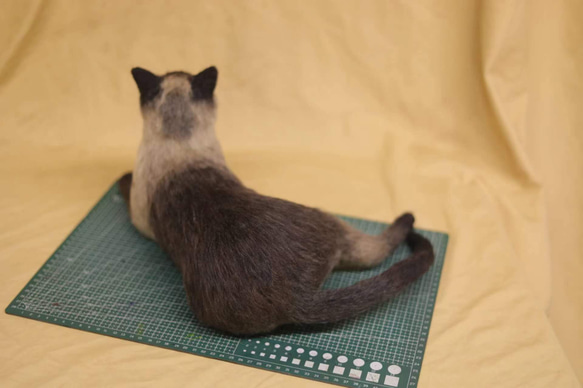 【オーダーメイドペット】羊毛フェルト、うちの子　猫ぬいぐるみ、フェルト猫、羊毛猫、肖像画、犬猫人形 プレゼントやギフトに 100% 模様