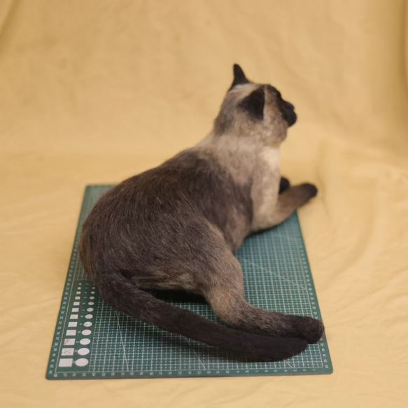 【オーダーメイドペット】羊毛フェルト、うちの子　猫ぬいぐるみ、フェルト猫、羊毛猫、肖像画、犬猫人形 プレゼントやギフトに 100% 模様