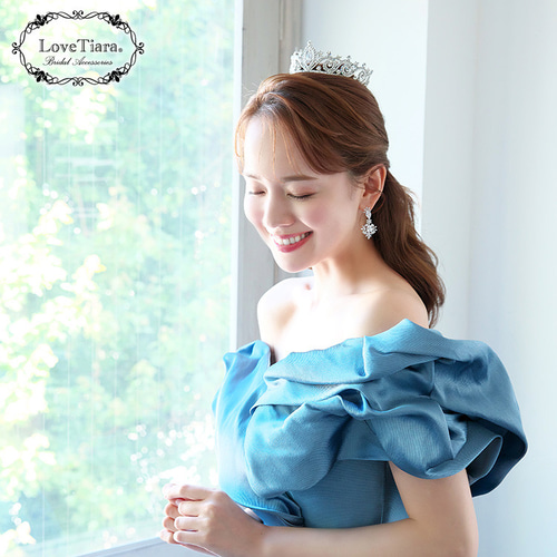 韓国風ウエディング　ティアラ ウェディング ティアラ クラウン 結婚式 花嫁 ブライダル 二次会