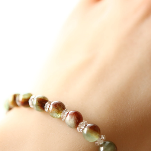 ◆39000円限定 トリリカラーカイヤナイト 12.3ミリ珠ブレス(~10/1) ◇39000円限定 トリリカラーカイヤナイト 12.3ミリ珠ブレス(~10/1