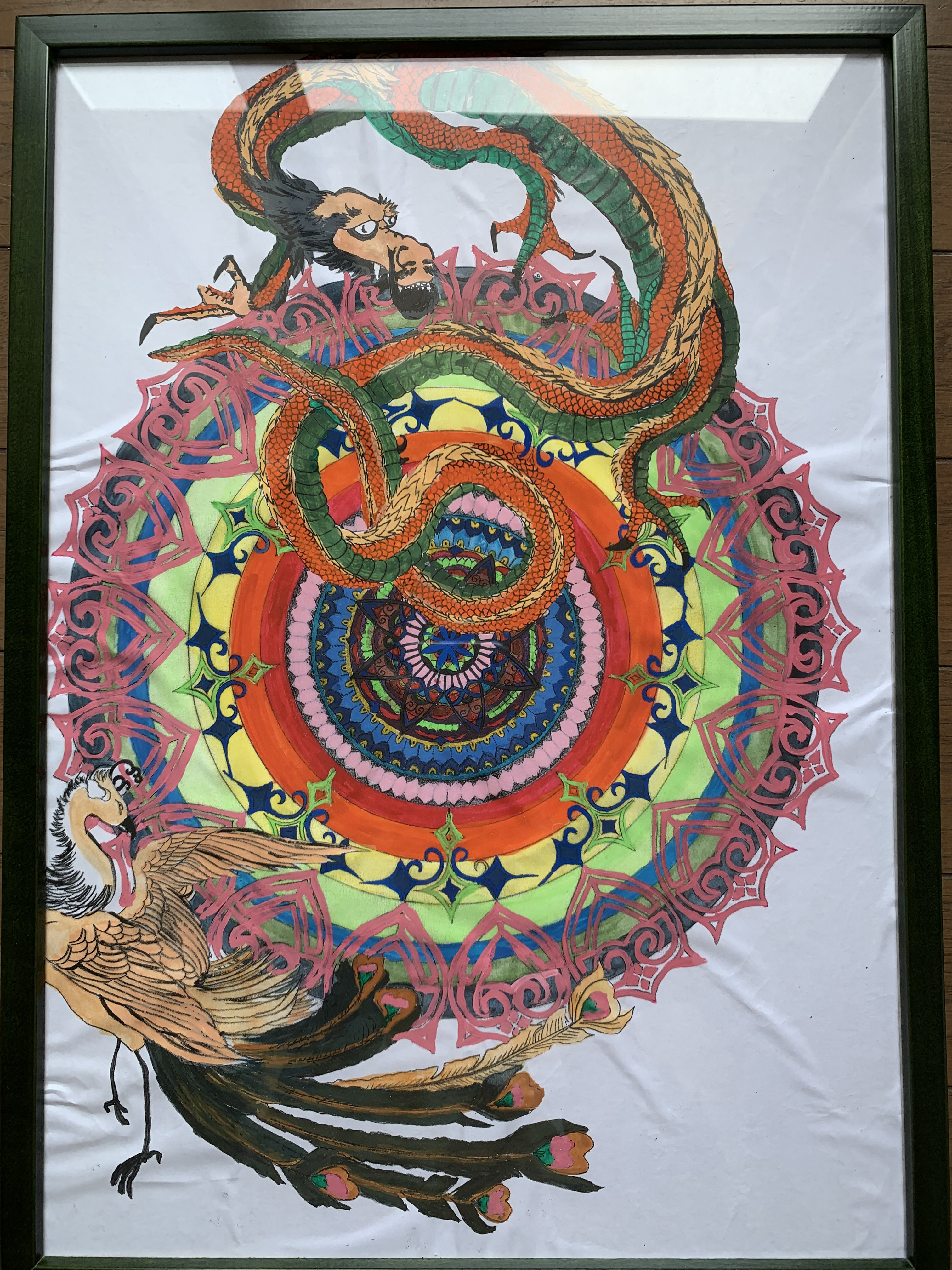【風水画】龍神のマントラ