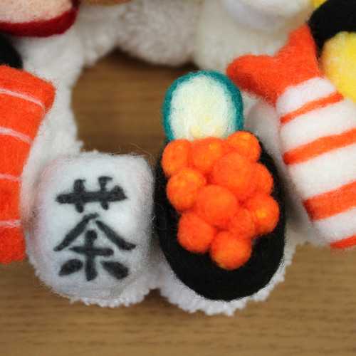 アートポンポンリース　一点物／ハンドメイド 直径約28㎝ アートポンポンリース一点物／ハンドメイド 直径約28㎝