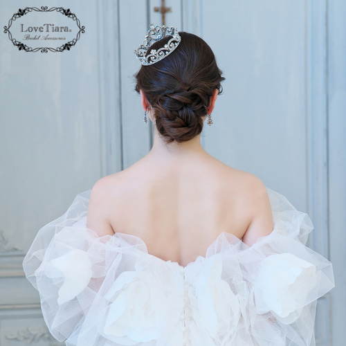 ハートクラウンC-18|花嫁 結婚式 ウエディング 王冠 ティアラ 披露宴