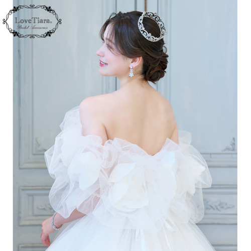 ハートクラウンC-18|花嫁 結婚式 ウエディング 王冠 ティアラ