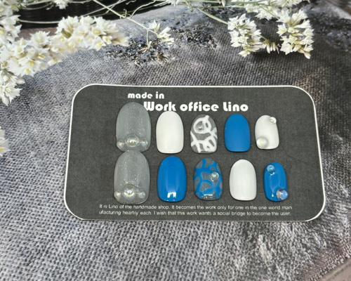 セール】37 デザインネイル ネイルチップ（つけ爪） 雑貨Lino
