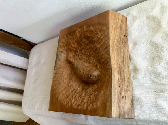 サカバンバンピス　木彫りレリーフ 