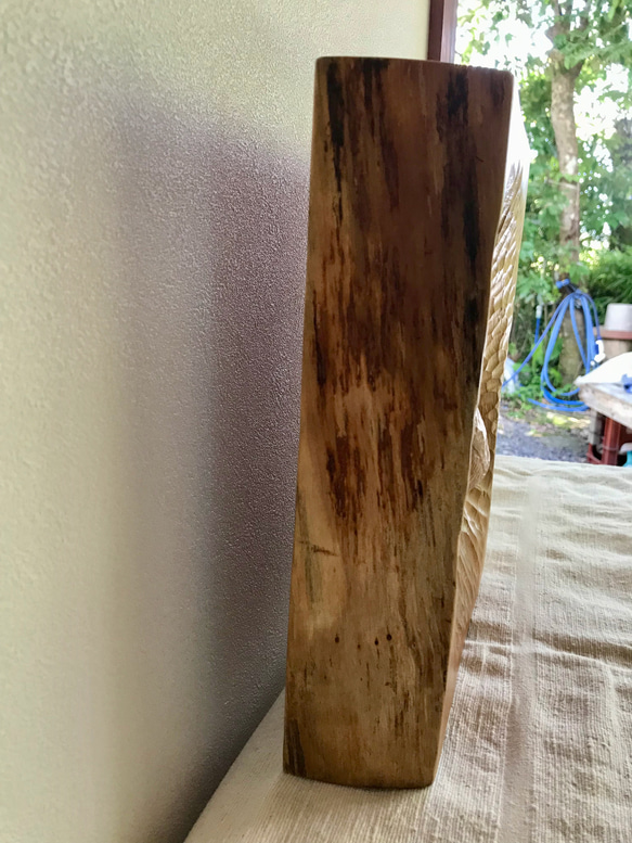 サカバンバンピス　木彫りレリーフ 