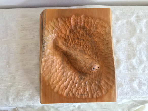 サカバンバンピス　木彫りレリーフ 