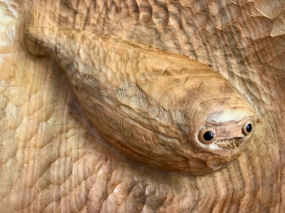 サカバンバンピス　木彫りレリーフ 