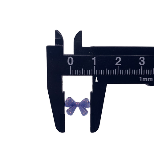 光る★ネイルパーツ*リボン**蓄光パーツ* ネイルパーツ 5P メタルリボン 368620