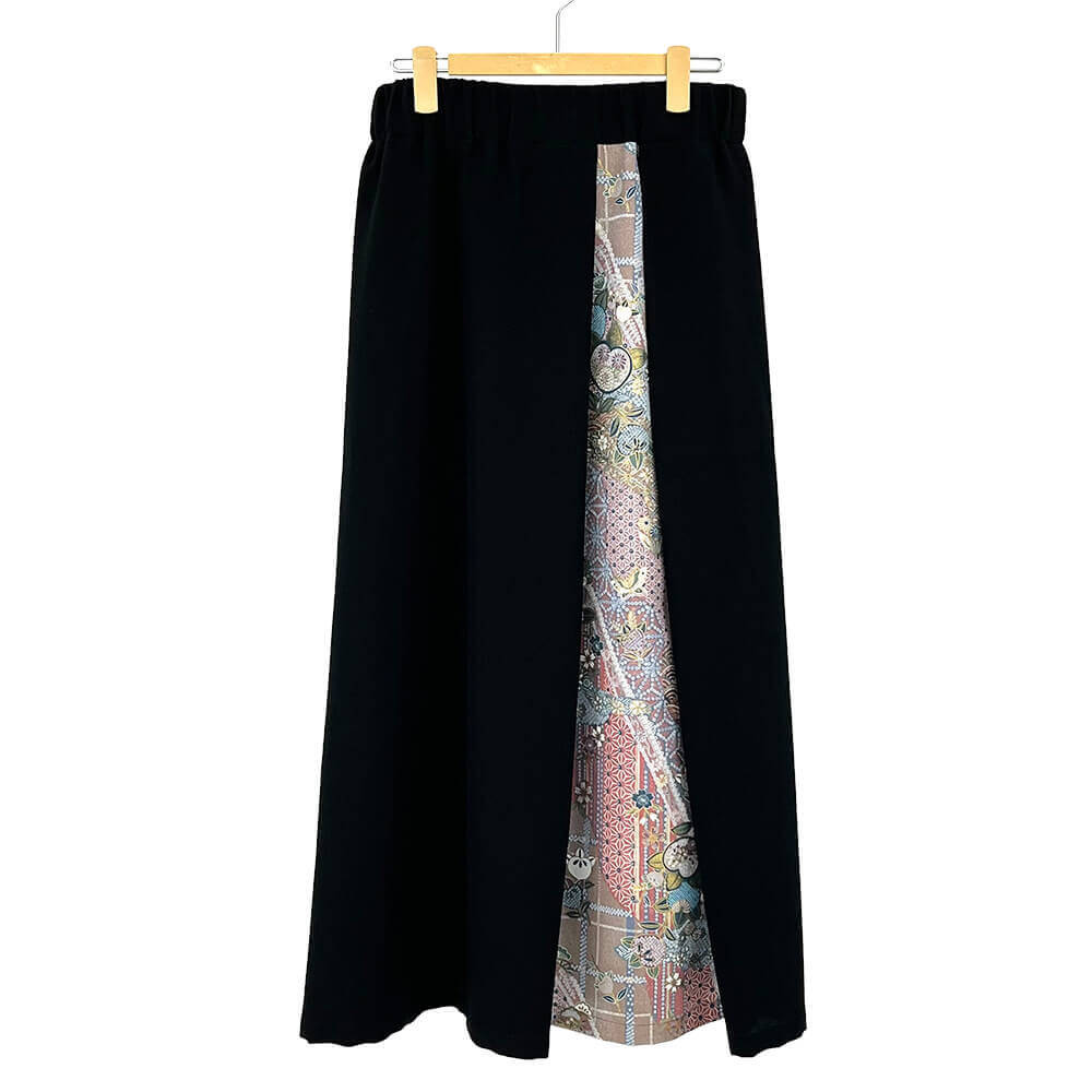 【BUEN VIVIR】 着物リメイク ロングスカート S0709