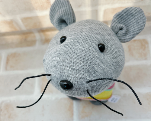 ねずみ　作家　作家様　ハンドメイド　ぬいぐるみ 人気ぬいぐるみ作家・三角ユウリ氏のぬいぐるみと着ぐるみをハイ