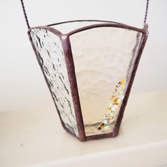 2wayステンドグラス夏のお花のバスケット 8枚目の画像