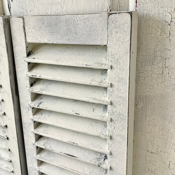 【受注製作】ルーバー・ドア・パーテーション・パーティション・フレンチシック・シャビーシック(#600) 