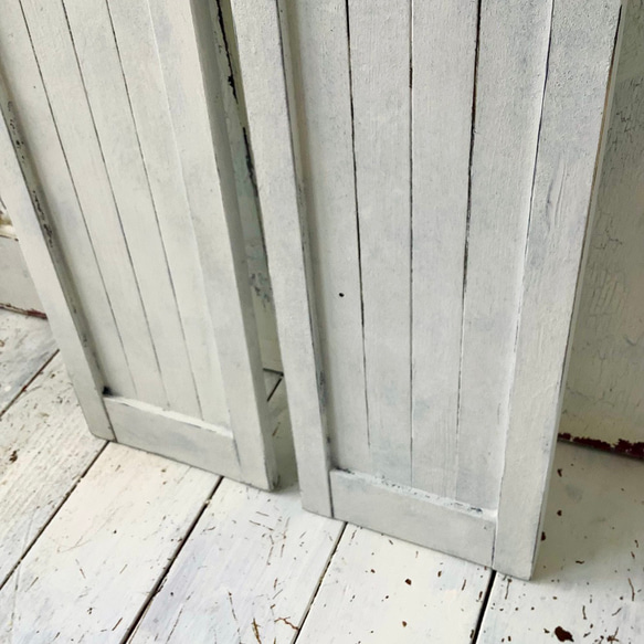 【受注製作】ルーバー・ドア・パーテーション・パーティション・フレンチシック・シャビーシック(#600) 