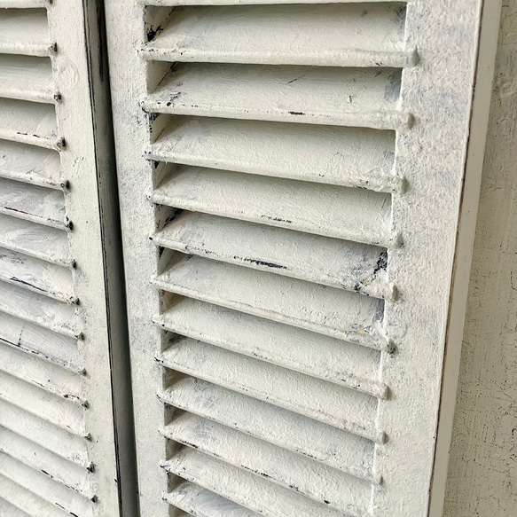 【受注製作】ルーバー・ドア・パーテーション・パーティション・フレンチシック・シャビーシック(#600) 