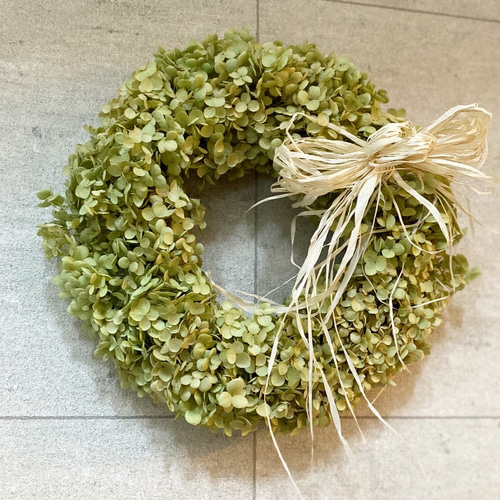 季節限定✨大きなアナベルドライフラワーリース アナベルリース