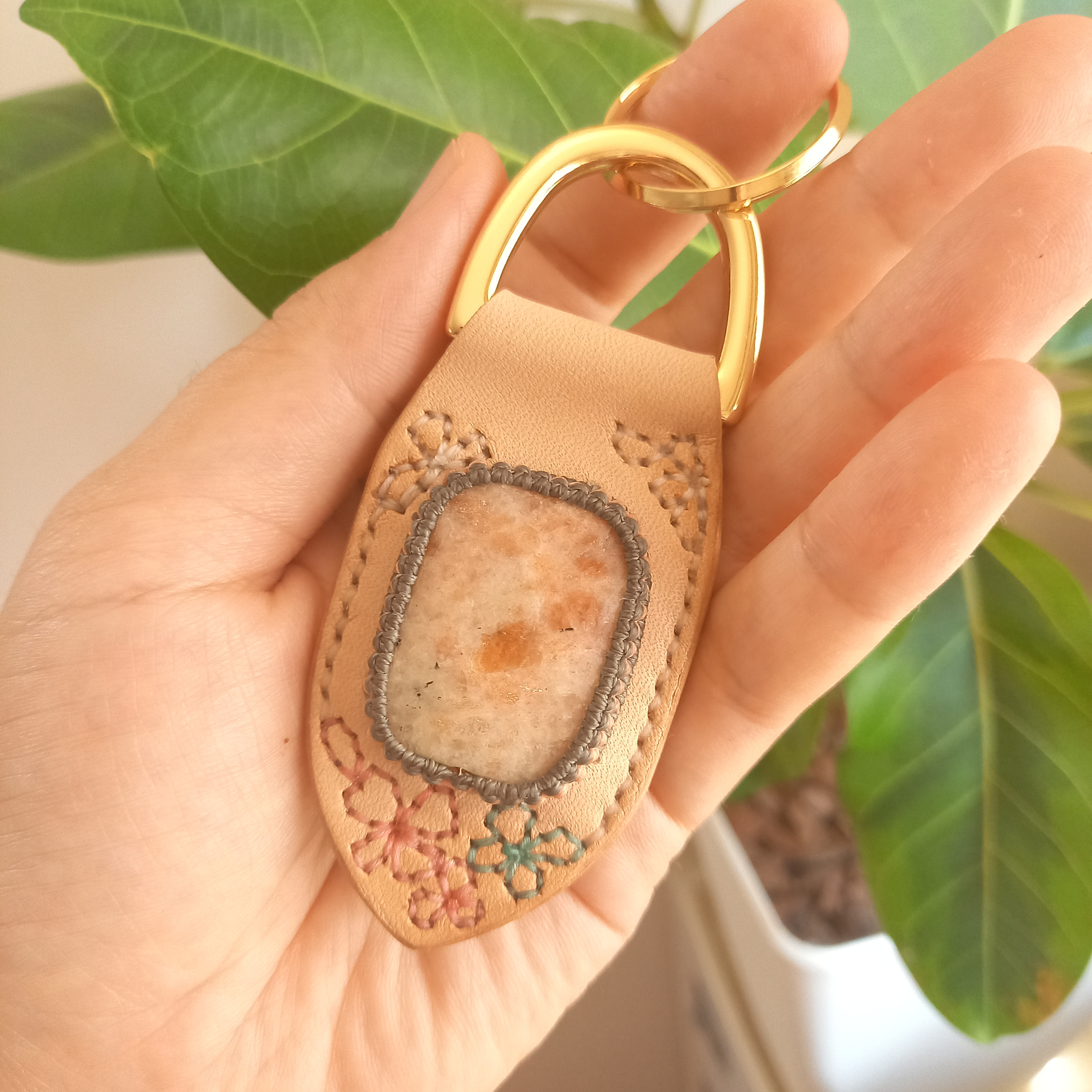 ジャスパーのキーホルダー