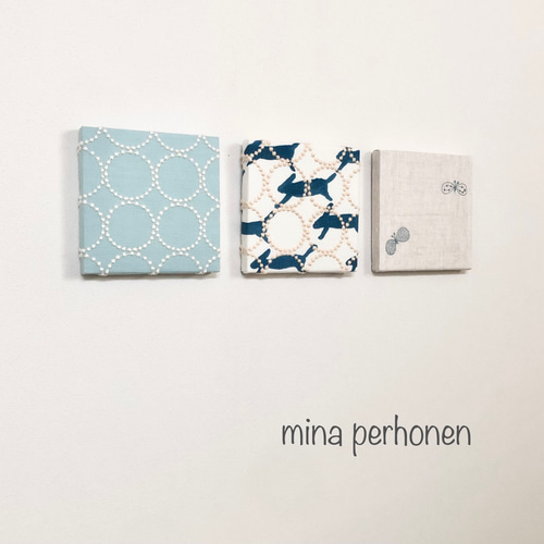 mina perhonen ミナペルホネン ファブリックパネル 3点セット