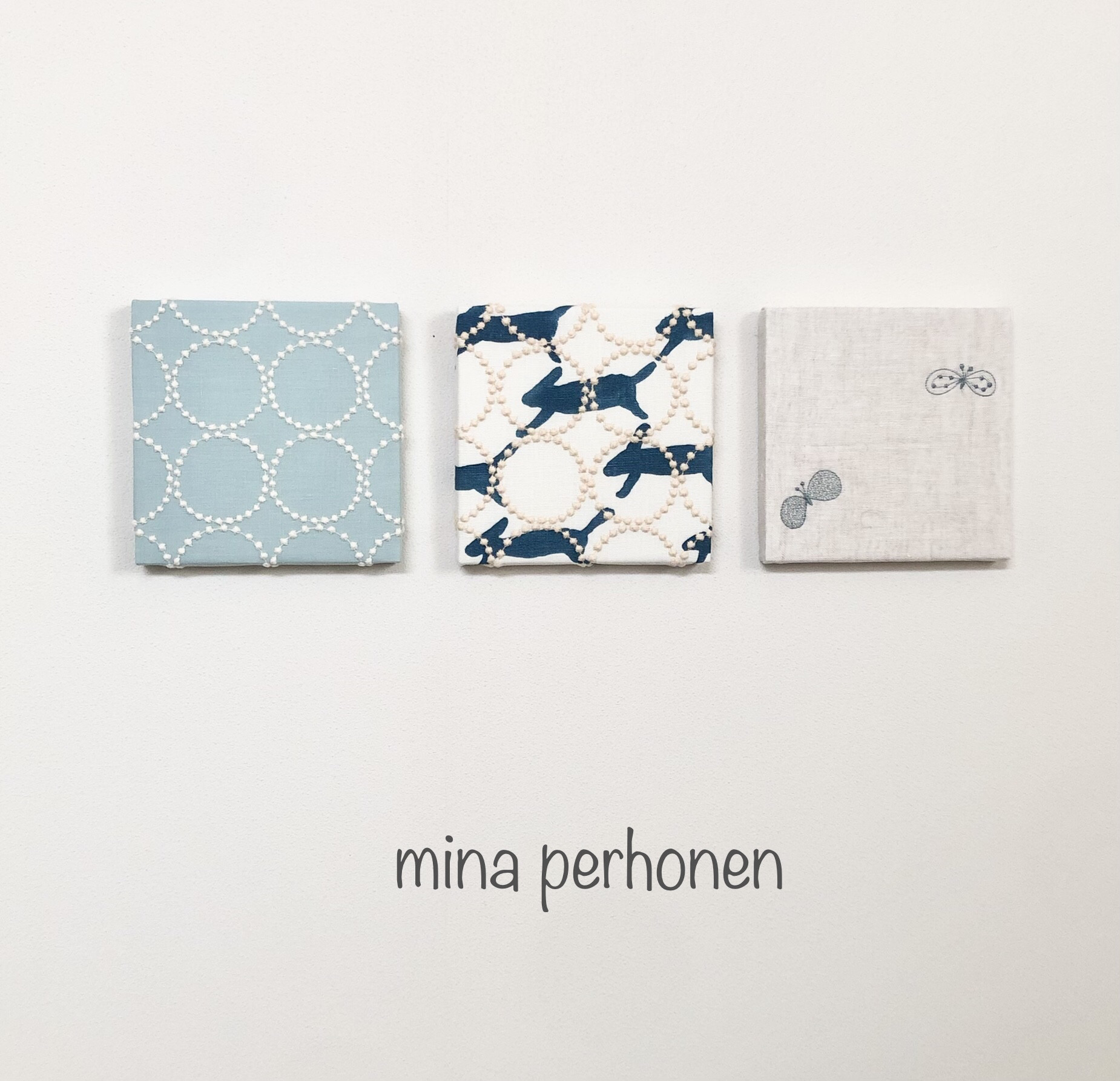 mina perhonen ミナペルホネン ファブリックパネル 3点セット