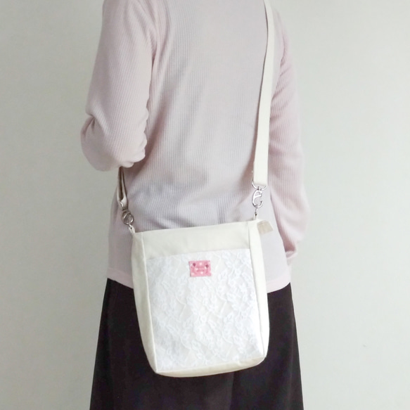 大きめ】帆布サコッシュ ポシェット ショルダーバッグ 無地