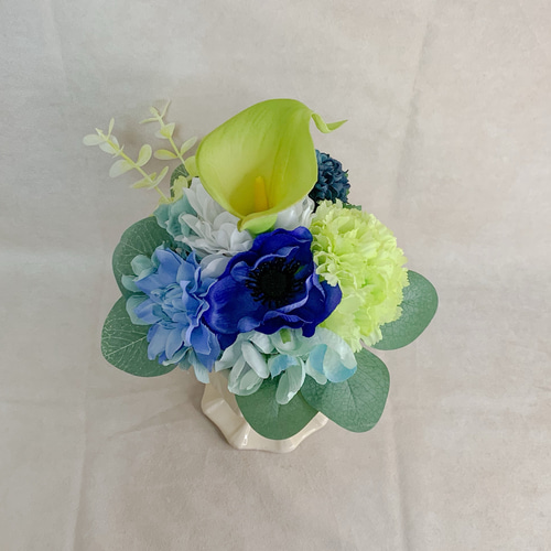 御供え花　造花　仏花　7月No.3アレンジメント　No.3 御供え花 造花 仏花 7月No.3アレンジメント 本