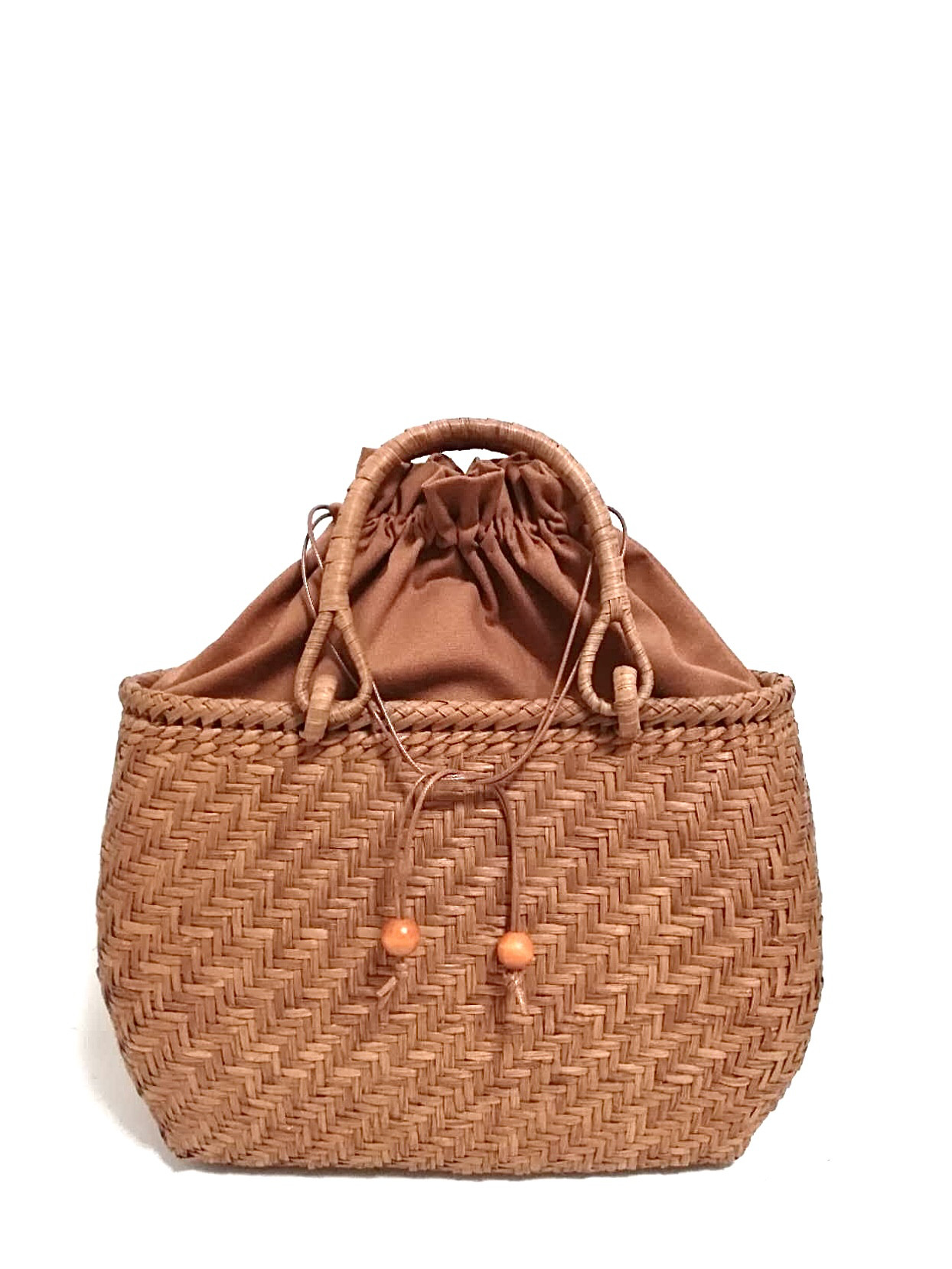 山葡萄バッグ楕円高級極細二本飛び編み かごバッグ 山葡萄バッグ魅力  