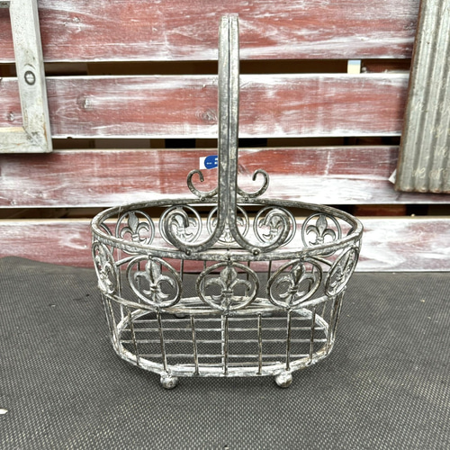 アイアン バスケット かご ガーデニング 園芸 インテリア 一輪挿し