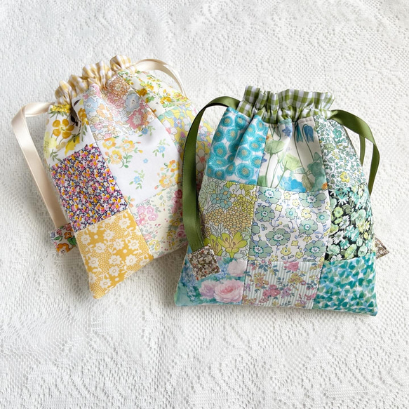 期間限定 数量限定 巾着袋 2ページ目 パッチワーク巾着 nona.zakka 17974021 通販 ショルダーバッグ