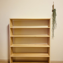 ひのきの棚 ひのきの棚 収納棚 キッチンラック 食器棚 本棚 シェルフ 棚・シェルフ