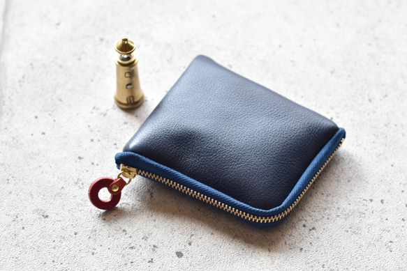 漁師の娘サイフ　(箱入り娘）ネイビー　灯台刺繍　 7枚目の画像