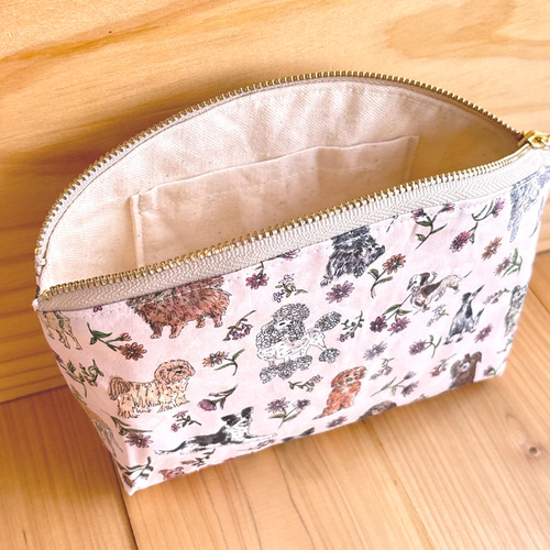 リバティ 20cmポーチ ラウンドポーチ＜Mal 