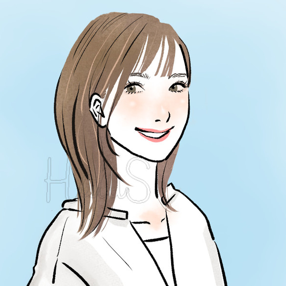 【SNSアイコン】信頼度UP! おしゃれで大人かわいい女の子描きます ーお手元の写真のポーズのままで無くてもOK!ー 人気・おすすめ｜省スペース設計・旅行向けにおすすめ 公式 プライバシー配送 当日出荷対応商品