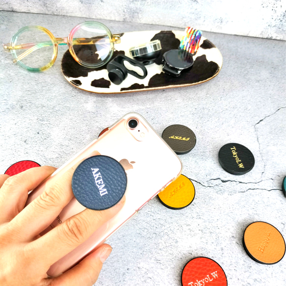 ちょい待ち！　スマホを持つ手の　アピール方法　ポップ　グリップ 1枚目の画像