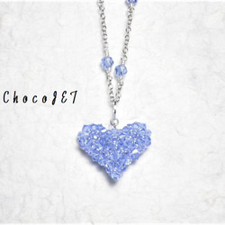 スワロフスキー ルイゾン ネックレス ブルークリスタル クリスタルが輝くブルージュエリー（メンズ＆レディース