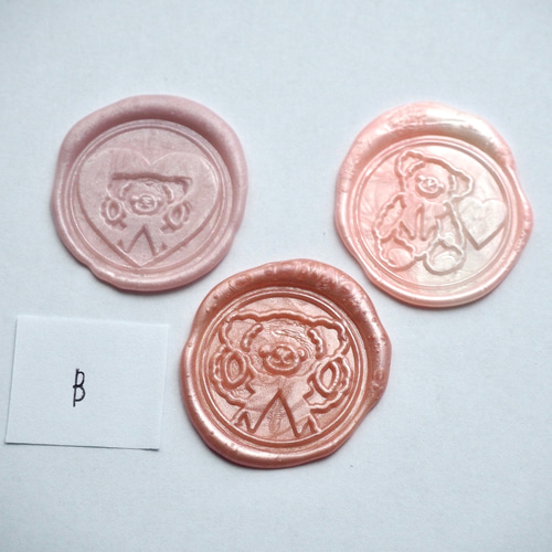 送料無料 ＊ 完全オリジナル ＊ 3枚セット シーリングワックス