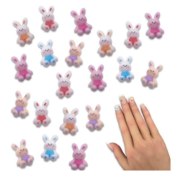 3dネイルパーツ ネイル うさぎ 数字 ネイルパーツ デコパーツ 3dネイルパーツ ネイル うさぎ 数字 ネイルパーツ デコパーツ